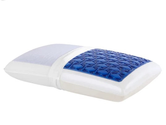 Sealy Cooling Gel Memory Foam Pillow with Washable Cover – Standard & King