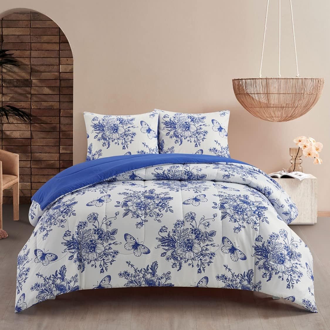 Beau Jardin Floral Comforter Set – Full Size, 3-Piece by Heritage Kids
