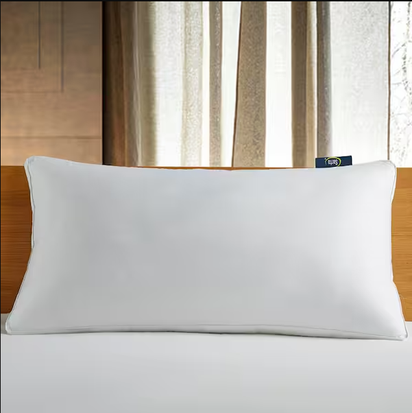 Serta Hotel Collection Down Pillow for Side Sleepers – 500 Fill Power, 300TC Cotton Cover – Hypoallergenic & Made in USA