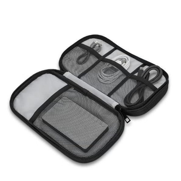 Compact Tech Organizer – Small Travel Cable Case