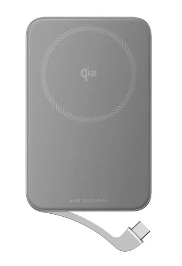 EcoFlow RAPID Magnetic Power Bank 10000mAh – 2-Pack | Qi2 15W Wireless, 65W Fast Charging, Built-in Stand