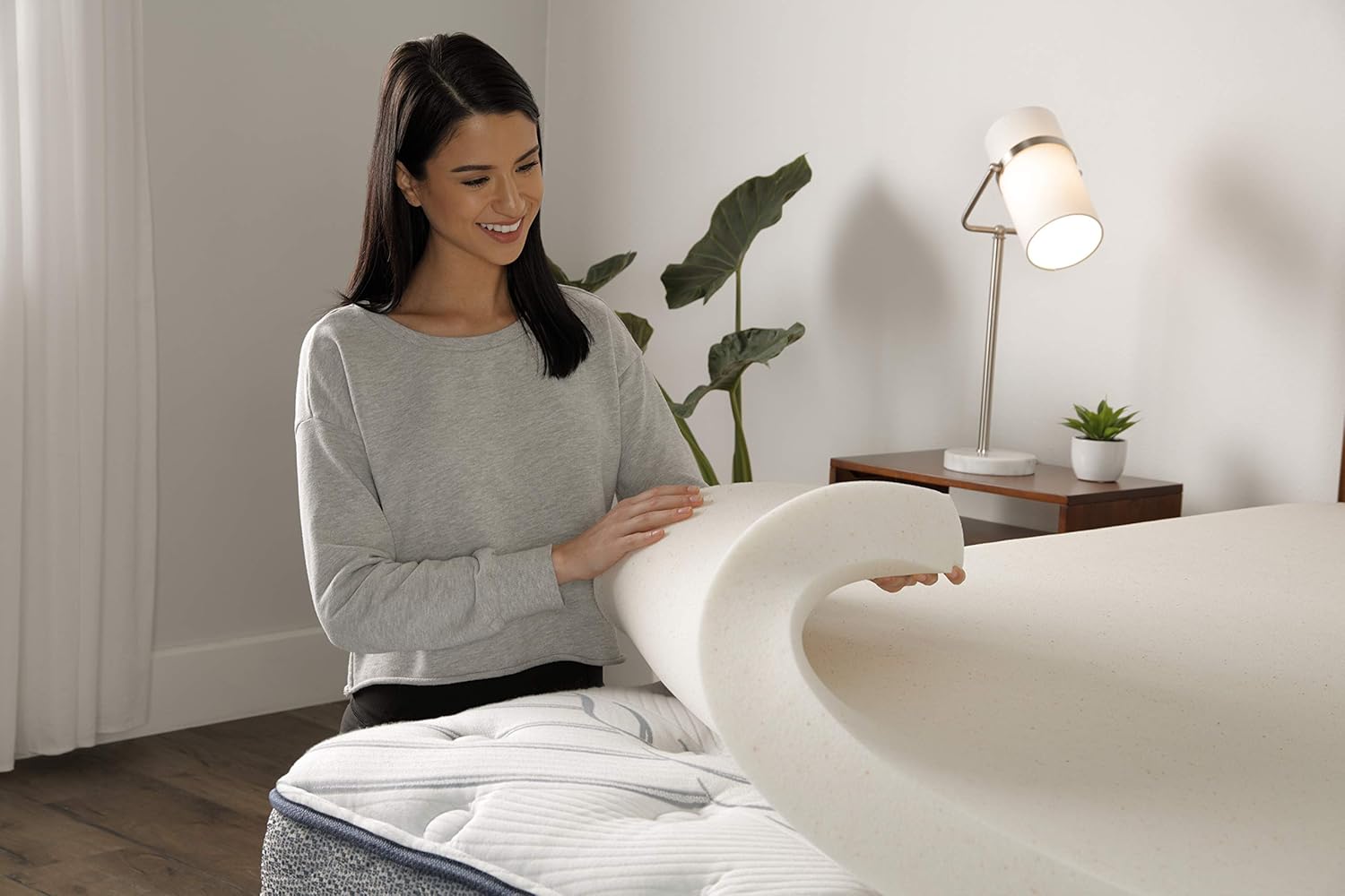 Serta CopperGel™ 3-Inch Cooling Memory Foam Mattress Topper – Twin XL