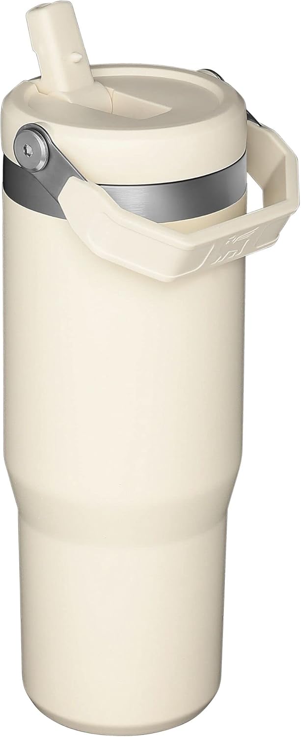 Stanley IceFlow™ 30 oz Stainless Steel Tumbler with Flip Straw – Leak-Resistant, Vacuum Insulated, BPA-Free Reusable Cup for Cold Drinks – Keeps Cold 12 Hours / Iced 2 Days