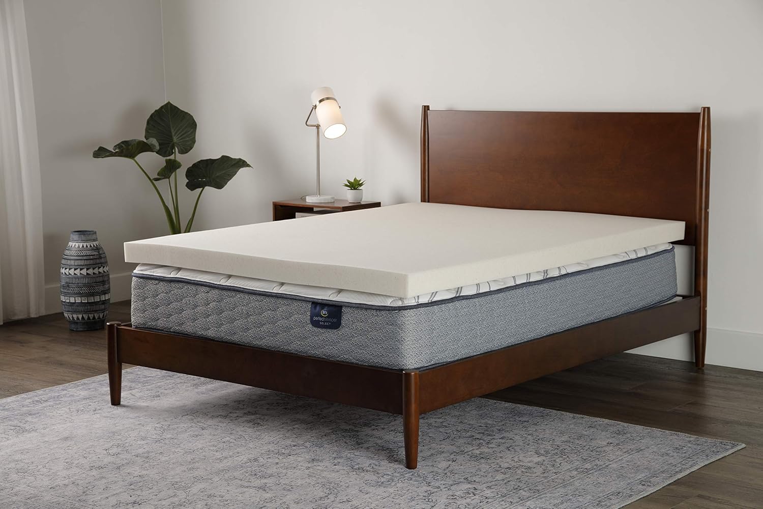 Serta CopperGel™ 3-Inch Cooling Memory Foam Mattress Topper – Twin XL