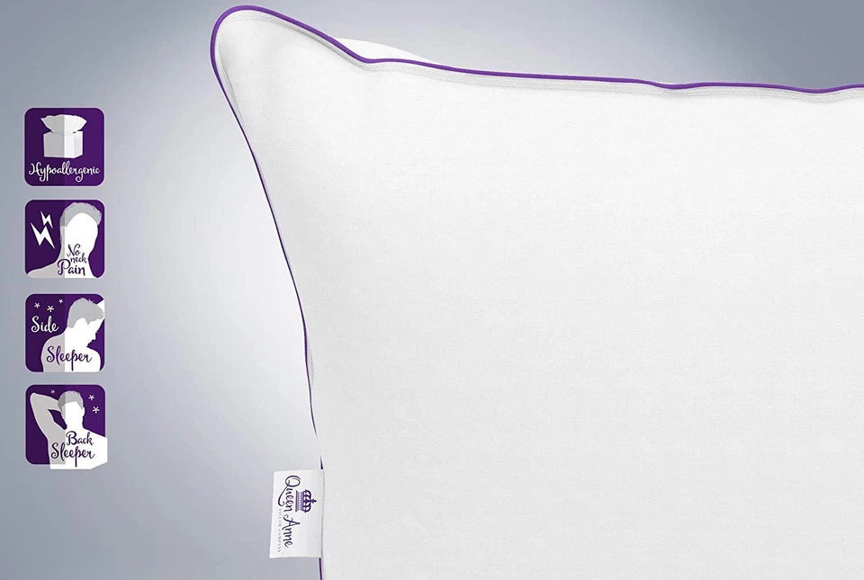 The LoftKing™ Extra Firm Bed Pillow – Premium Neck & Shoulder Support | Made in USA