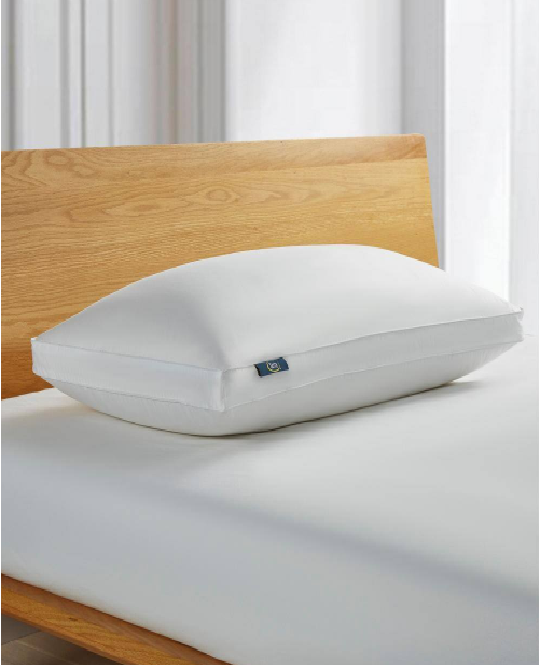 Serta Hotel Collection Down Pillow for Side Sleepers – 500 Fill Power, 300TC Cotton Cover – Hypoallergenic & Made in USA