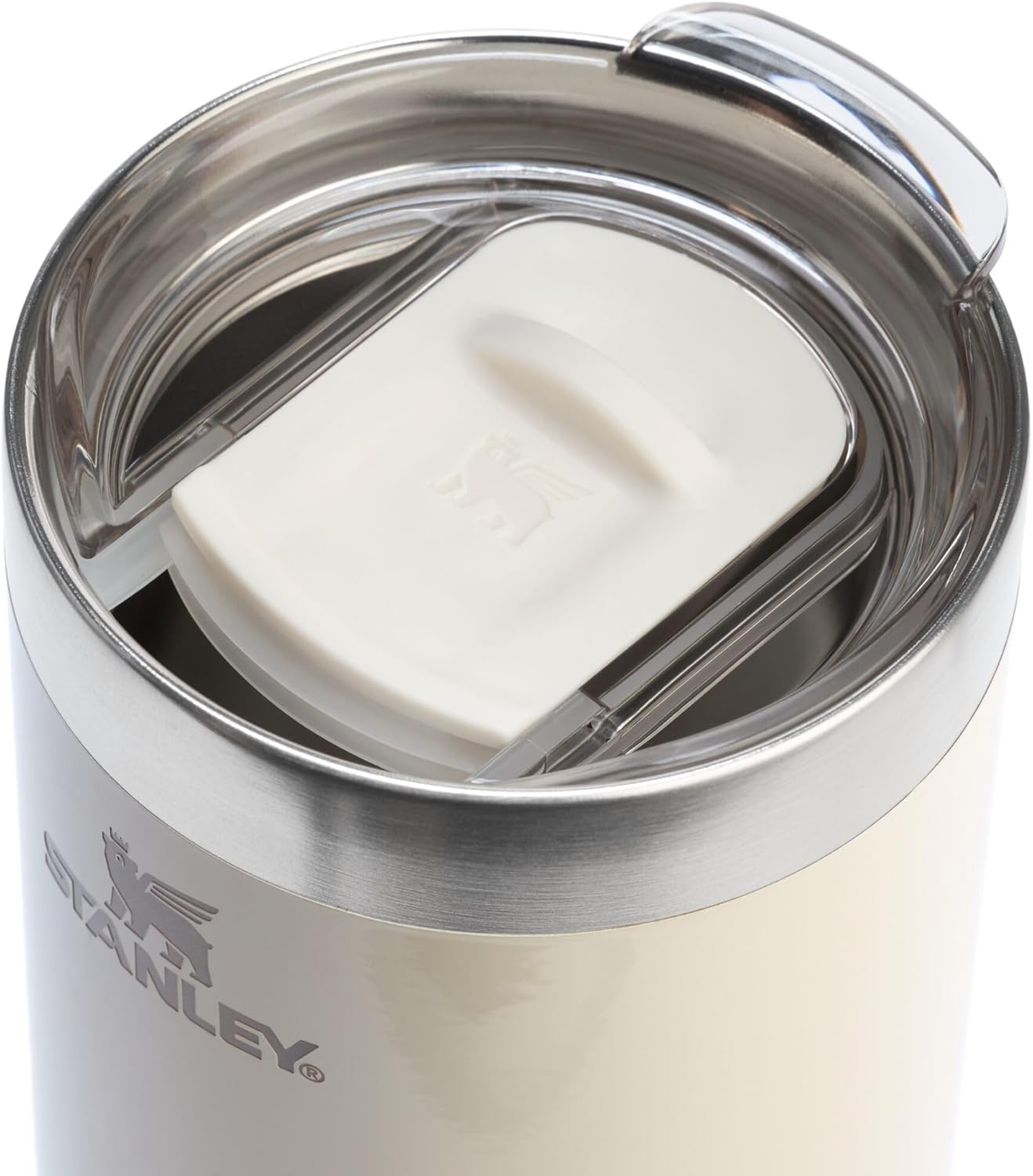 STANLEY Everyday Camp Cup 12 oz – Cream Gloss | Insulated Travel Mug