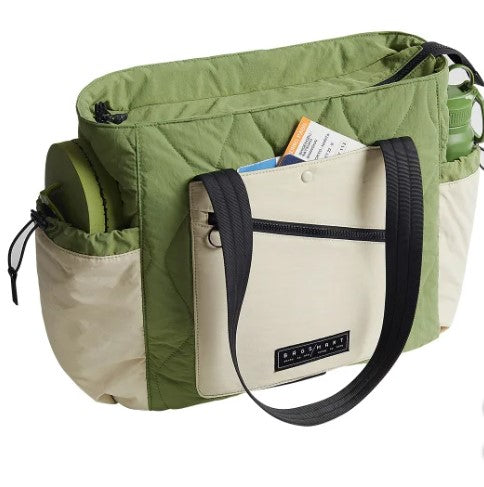 Bagsmart Vega 23L Travel Tote Bag with Walker Hanging Toiletry Organizer – 2-Piece Water-Resistant Set with Laptop Compartment