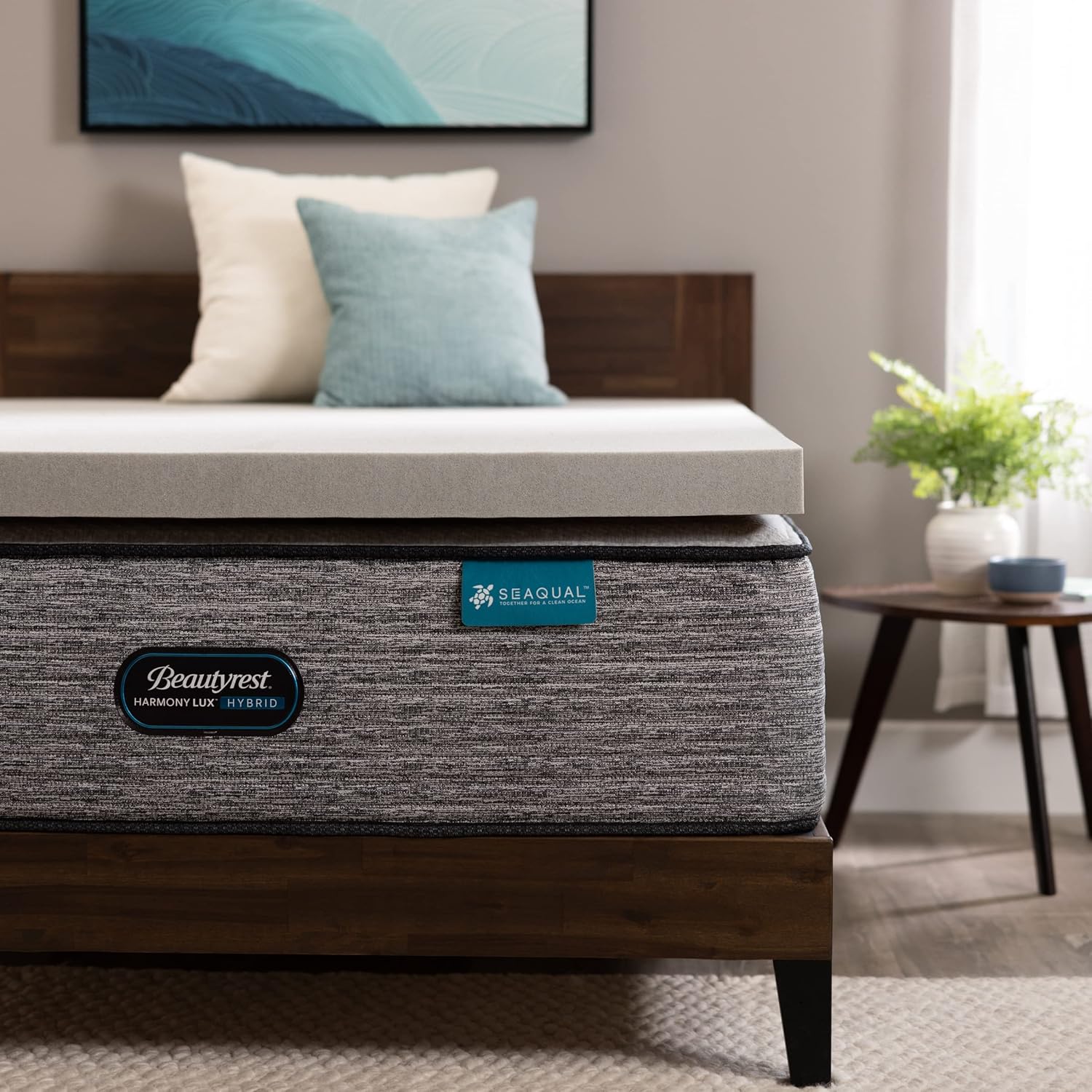 BEAUTYREST Black Diamond™ 3” Cooling Memory Foam Mattress Topper – King Size
