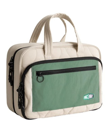 Bagsmart Vega 23L Travel Tote Bag with Walker Hanging Toiletry Organizer – 2-Piece Water-Resistant Set with Laptop Compartment