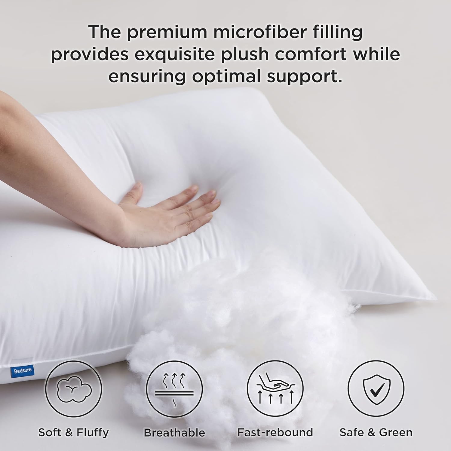 GentleSoft™ Down Alternative Pillows – 2-Pack