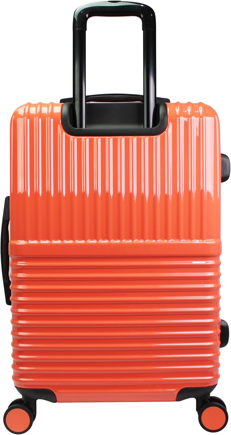 World Traveler Dejuno 2-Piece Hardside Luggage Set with TSA Lock – Lightweight Expandable Spinner Suitcases (20"/24") – Coral