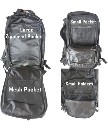 50L Military Tactical Backpack – Molle Army Assault Bag (Black)