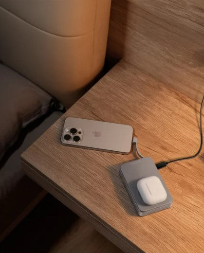 EcoFlow RAPID Magnetic Power Bank 10000mAh – 2-Pack | Qi2 15W Wireless, 65W Fast Charging, Built-in Stand