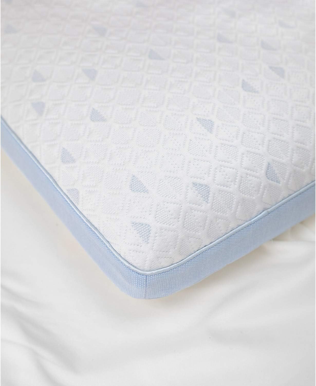 SensorPEDIC® Cold Touch Memory Foam Pillow – Standard Size with Cooling Cover & Gusseted Support
