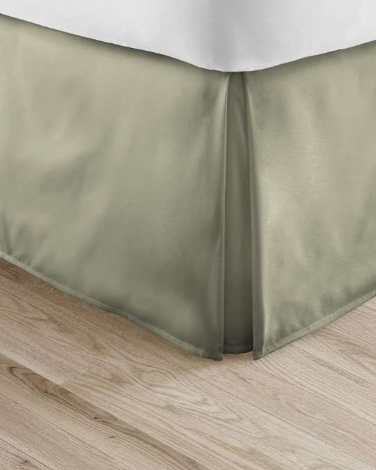 Becky Cameron Solid Pleated Bed Skirt – Microfiber