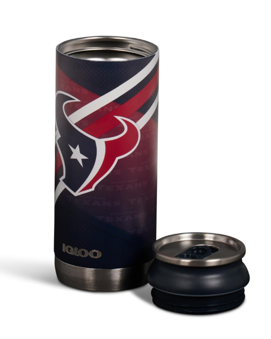 Igloo Houston Texans 16 oz Stainless Steel Can, tumbler