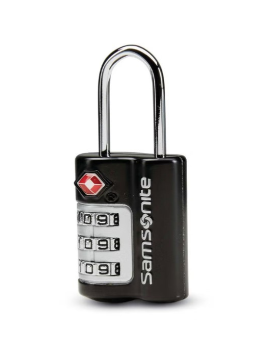 TSA luggage combination lock, durable zinc alloy travel lock, 3 dial suitcase lock, TSA accepted lock on bag, travel lock for airport security