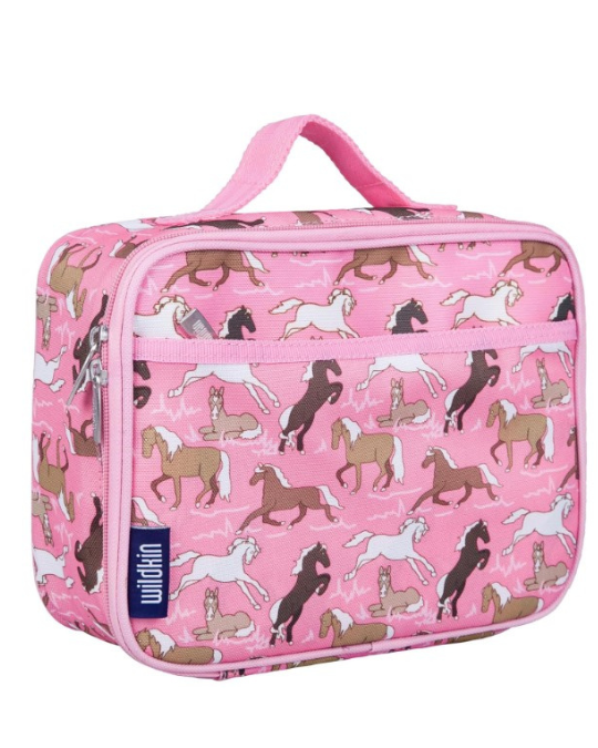 Wildkin Kids Insulated Lunch Box – Blue, Durable & Reusable for School and Travel
