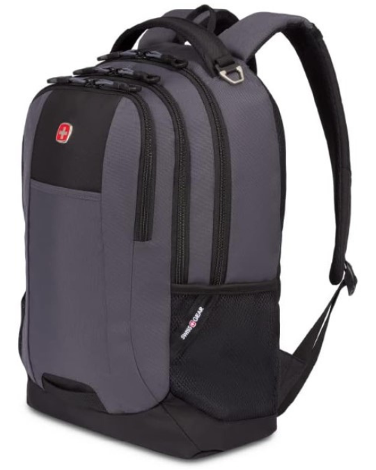 SwissGear Cecil 5505 Special Edition Laptop Backpack, Dark Grey/Black – 18-inch with laptop compartment and Airflow comfort