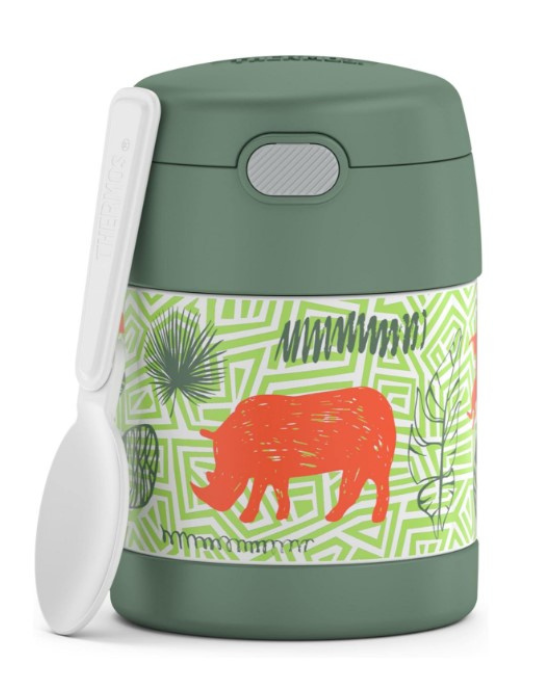 Thermos FUNtainer® 10oz Kids Food Jar – Vacuum Insulated with Spoon & Labels