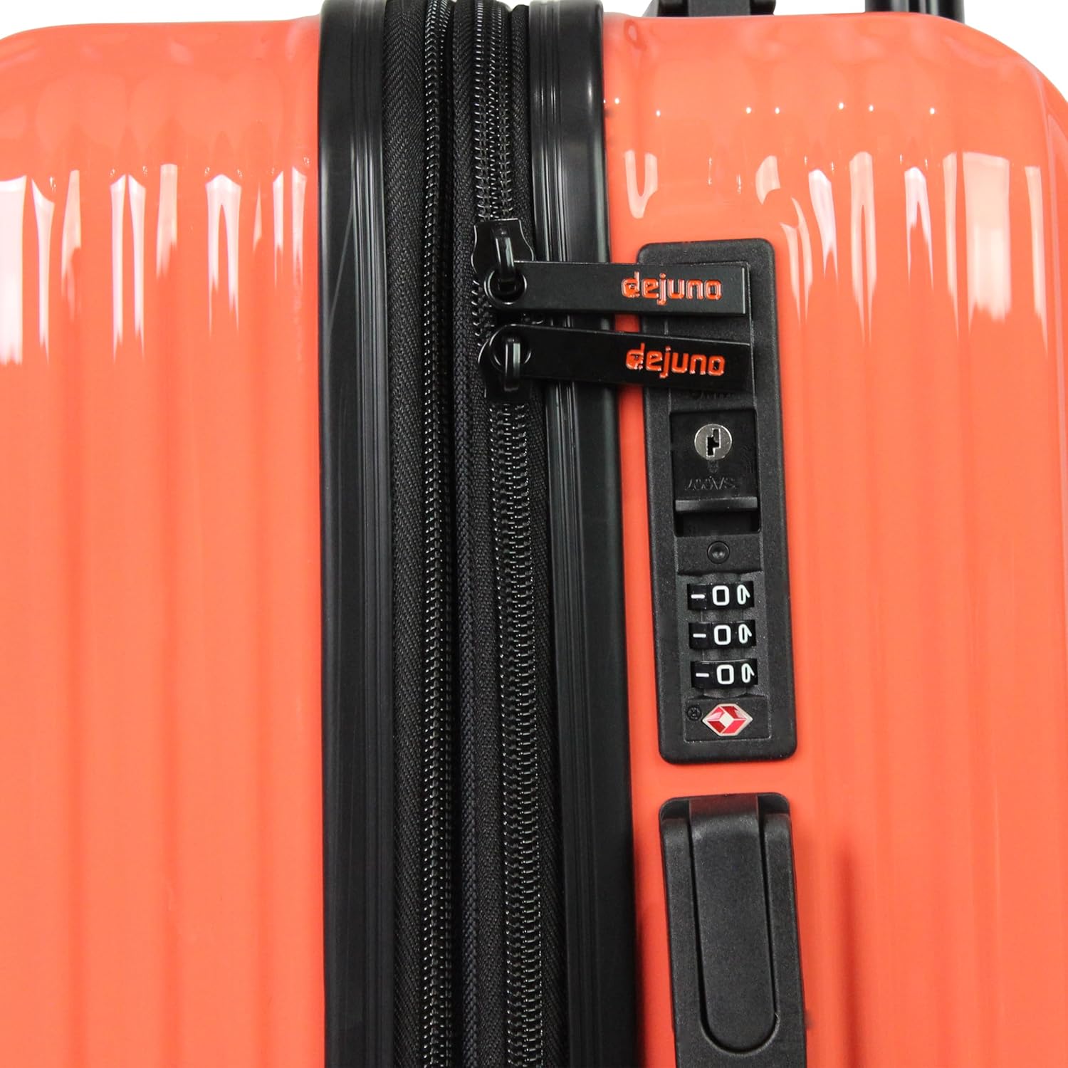 World Traveler Dejuno 2-Piece Hardside Luggage Set with TSA Lock – Lightweight Expandable Spinner Suitcases (20"/24") – Coral