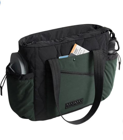 Bagsmart Vega 23L Travel Tote Bag with Walker Hanging Toiletry Organizer – 2-Piece Water-Resistant Set with Laptop Compartment