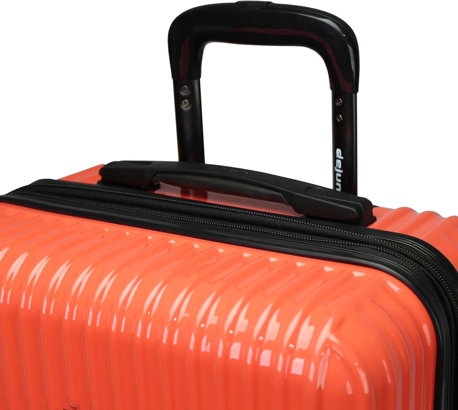 World Traveler Dejuno 2-Piece Hardside Luggage Set with TSA Lock – Lightweight Expandable Spinner Suitcases (20"/24") – Coral