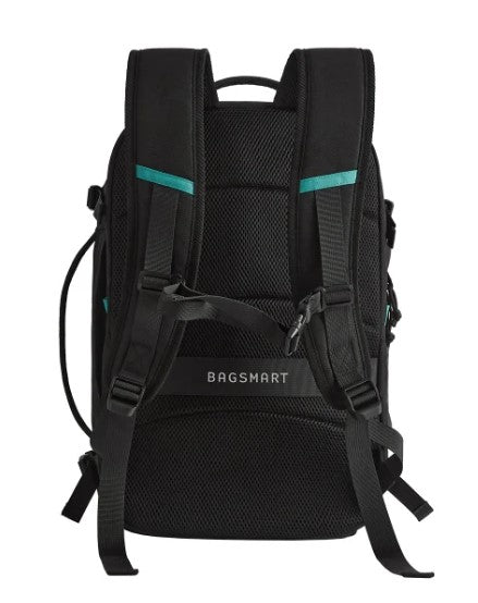 Bagsmart Faro 29L Travel Backpack Set with Crossbody Bag & Expandable Water Bottle Sling – Durable, Water-Resistant Carry-On