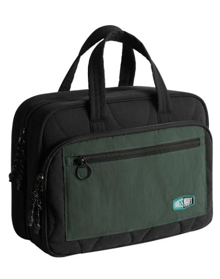 Bagsmart Vega 23L Travel Tote Bag with Walker Hanging Toiletry Organizer – 2-Piece Water-Resistant Set with Laptop Compartment
