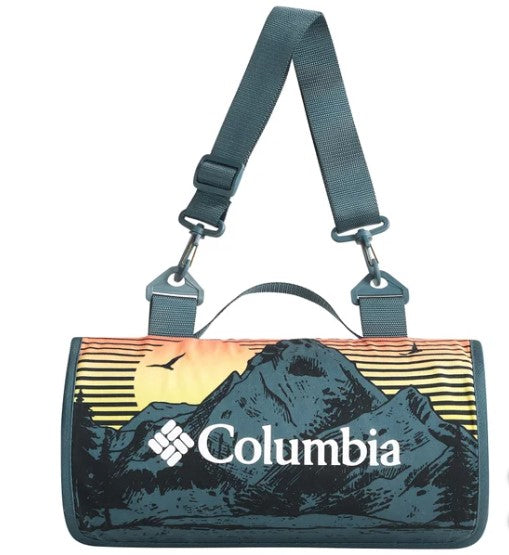 Columbia Waterproof Outdoor Blanket with Carry Strap – 72"x72"
