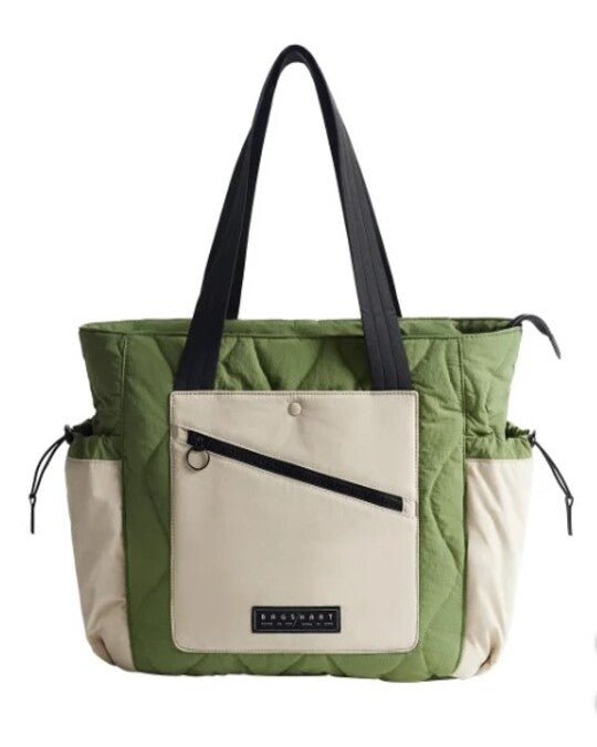 Bagsmart Vega 23L Travel Tote Bag with Walker Hanging Toiletry Organizer – 2-Piece Water-Resistant Set with Laptop Compartment