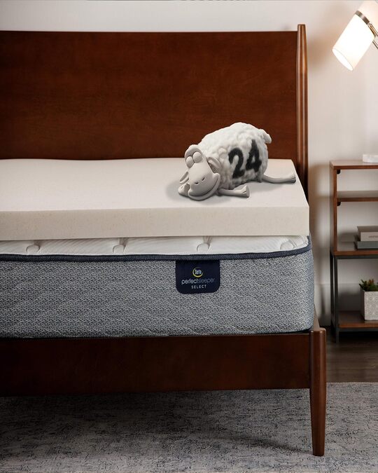 Serta CopperGel™ 3-Inch Cooling Memory Foam Mattress Topper – Twin XL