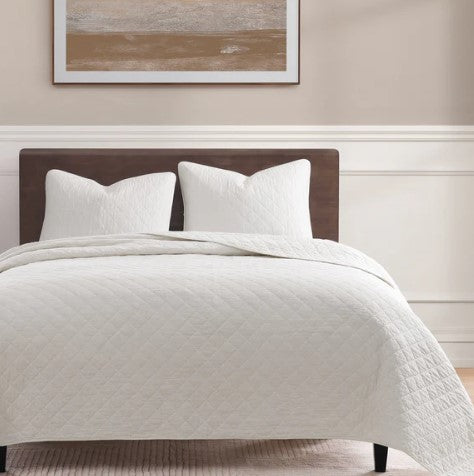 Twin Cotton Gauze Comfort Quilt Set – Stonewashed Soft