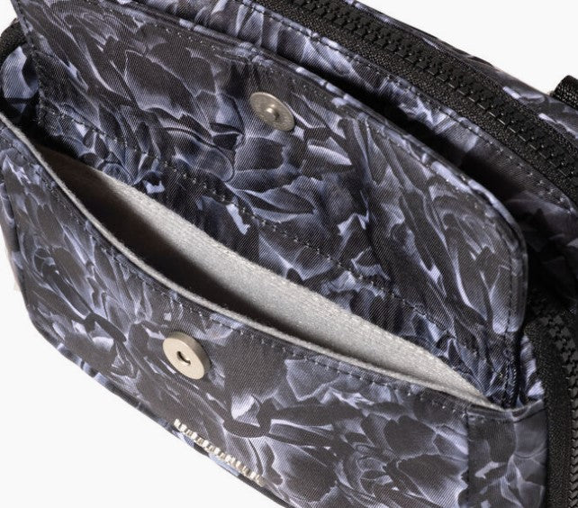 Modern Double Zip Crossbody Bag – RFID Protection, Convertible