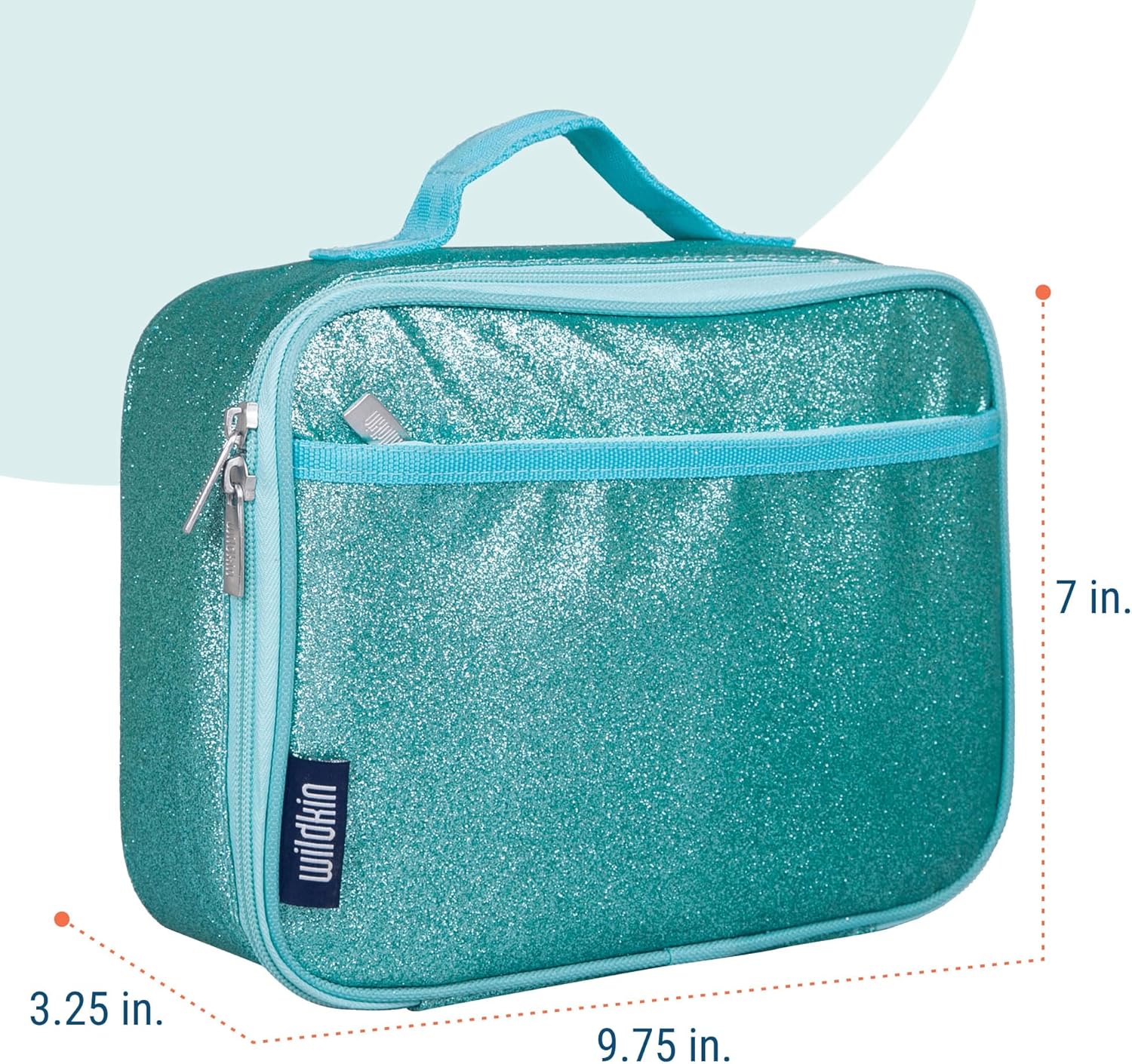 Wildkin Kids Insulated Lunch Box – Blue, Durable & Reusable for School and Travel