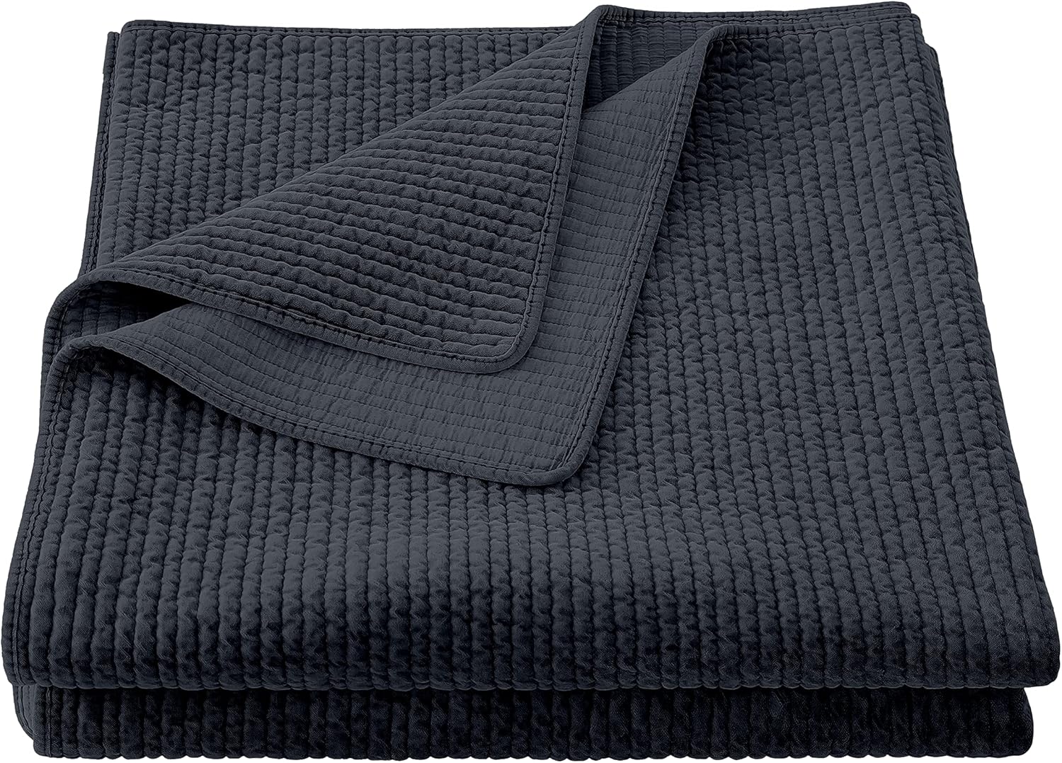 Stonewashed Cotton Velvet Quilt – Soft & Modern Bedding