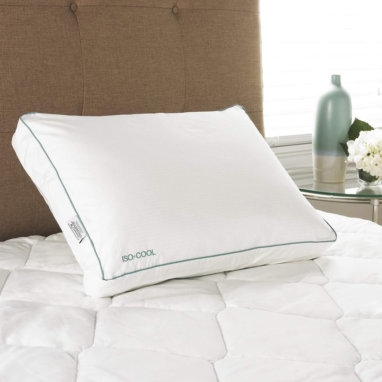 Iso-Cool Memory Foam Side Sleeper Pillow – Temperature Balancing Comfort