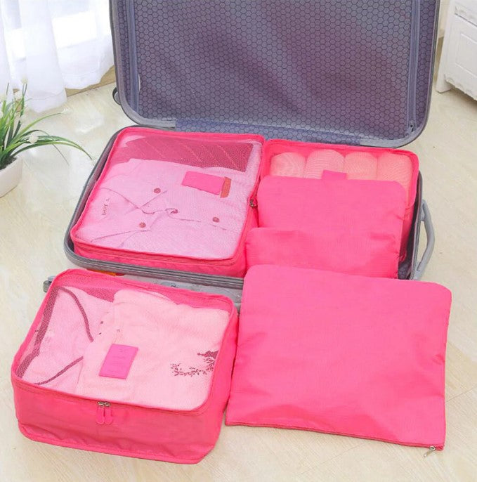 9-Piece Clothes Storage Bags & Packing Cubes Set – Travel Organizers