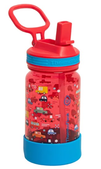 ThermoFlask® 14 oz Kids Tritan Bottles – 4-Pack Leak-Proof