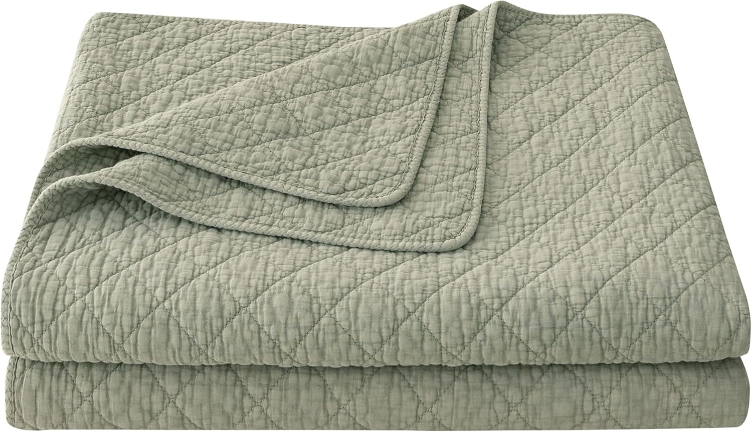 Stonewashed Cotton Gauze Quilt – Soft & Lightweight Bedding