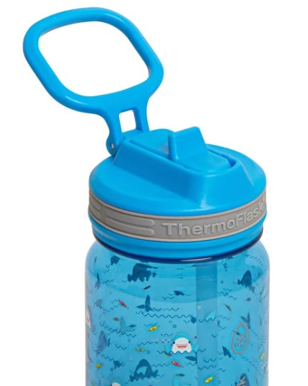 ThermoFlask® 14 oz Kids Tritan Bottles – 4-Pack Leak-Proof