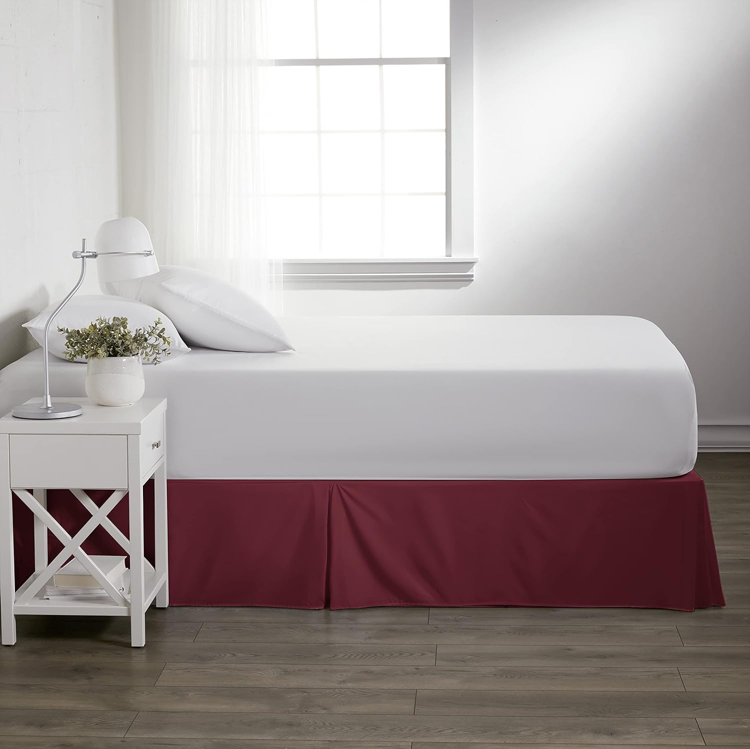 Becky Cameron Solid Pleated Bed Skirt – Microfiber