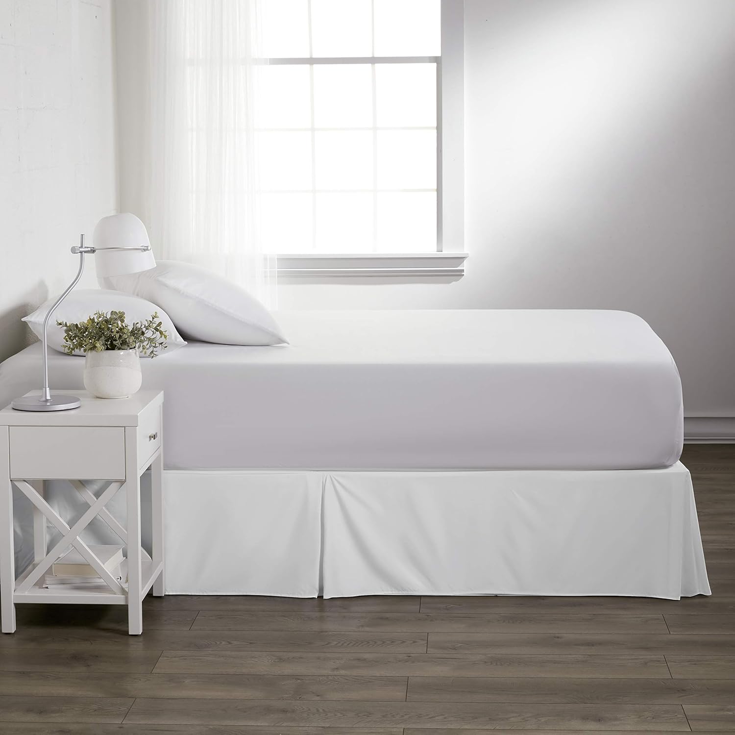 Becky Cameron Solid Pleated Bed Skirt – Microfiber
