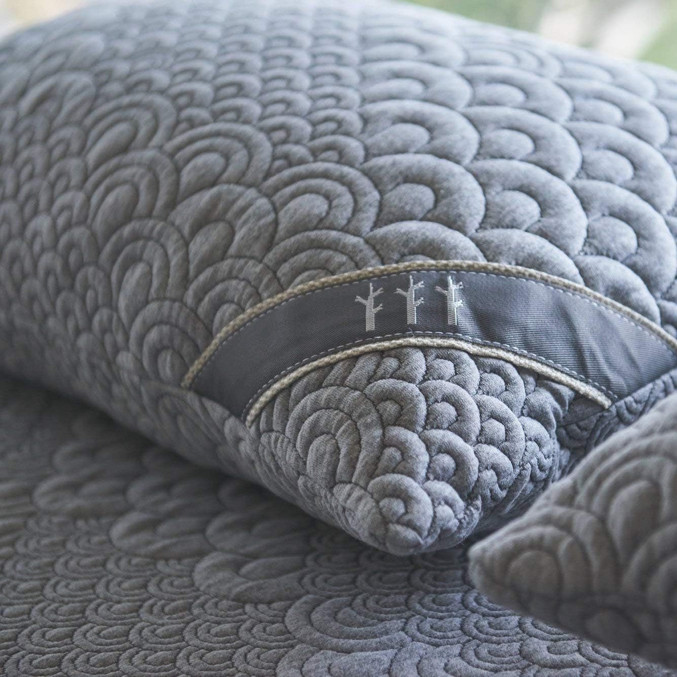 Brentwood Crystal Cove Activated Charcoal Pillow – Queen
