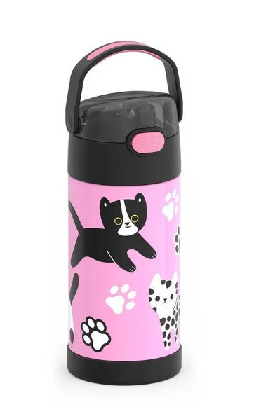 Thermos® FUNtainer® 12oz Kids Water Bottle – Kittens Pattern