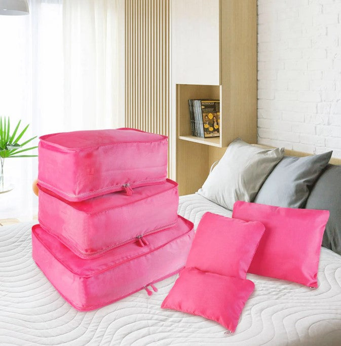 9-Piece Clothes Storage Bags & Packing Cubes Set – Travel Organizers