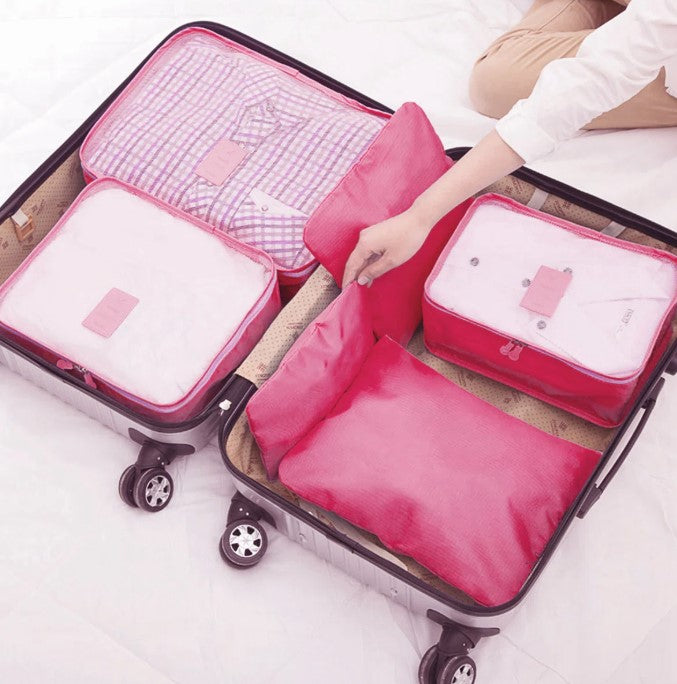 9-Piece Clothes Storage Bags & Packing Cubes Set – Travel Organizers