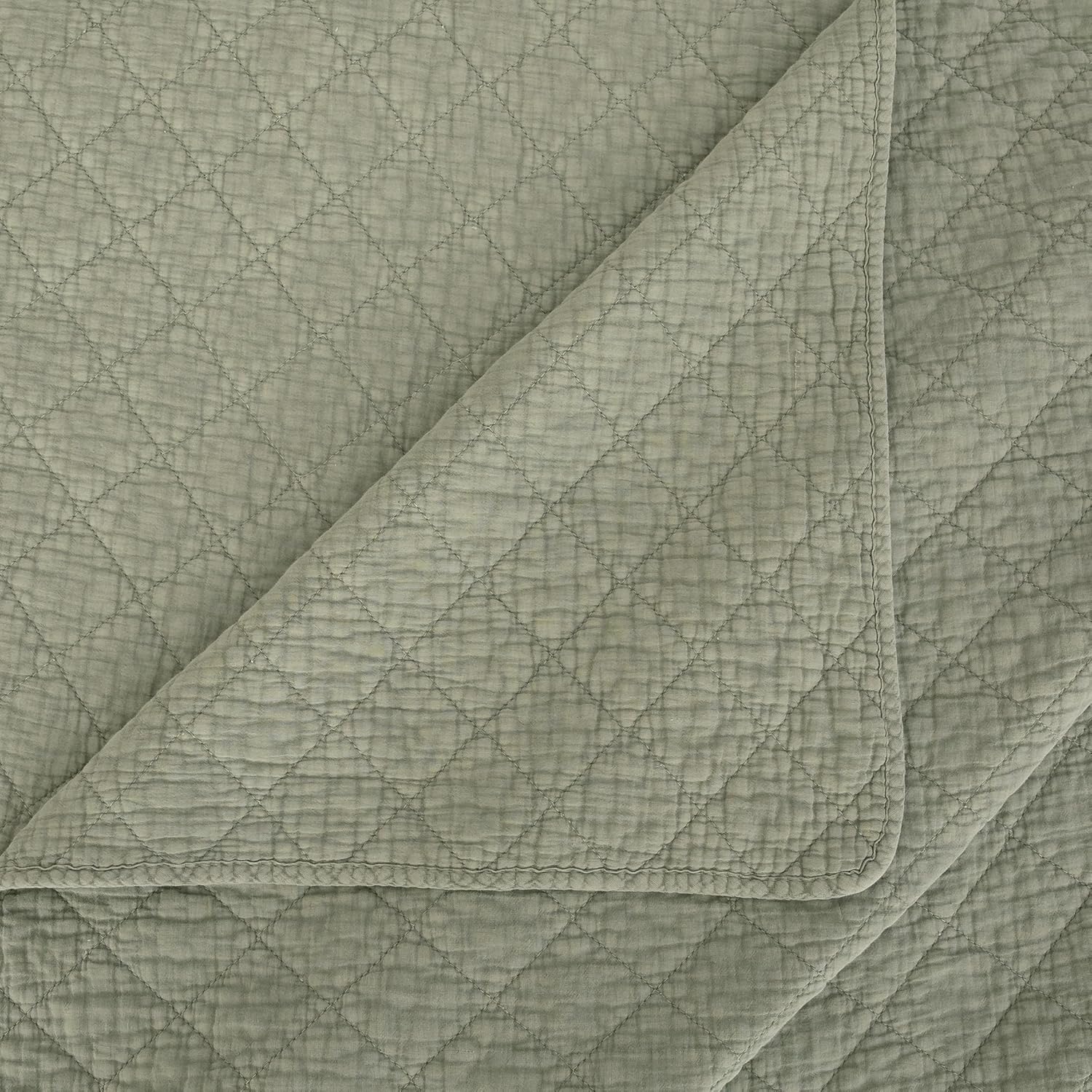 Stonewashed Cotton Gauze Quilt – Soft & Lightweight Bedding