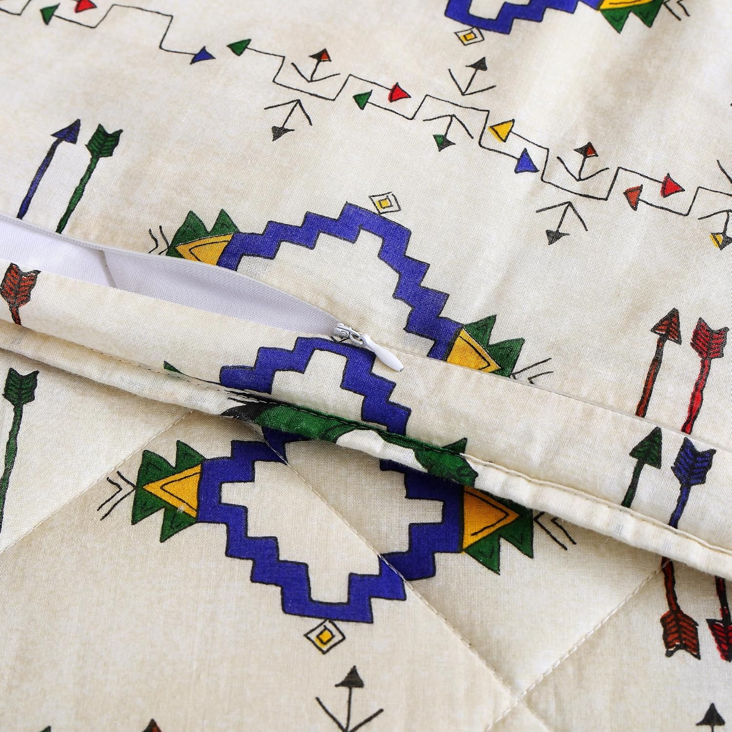 Wild Horses Reversible Twin Quilt Set – Southwestern Cotton Bedding